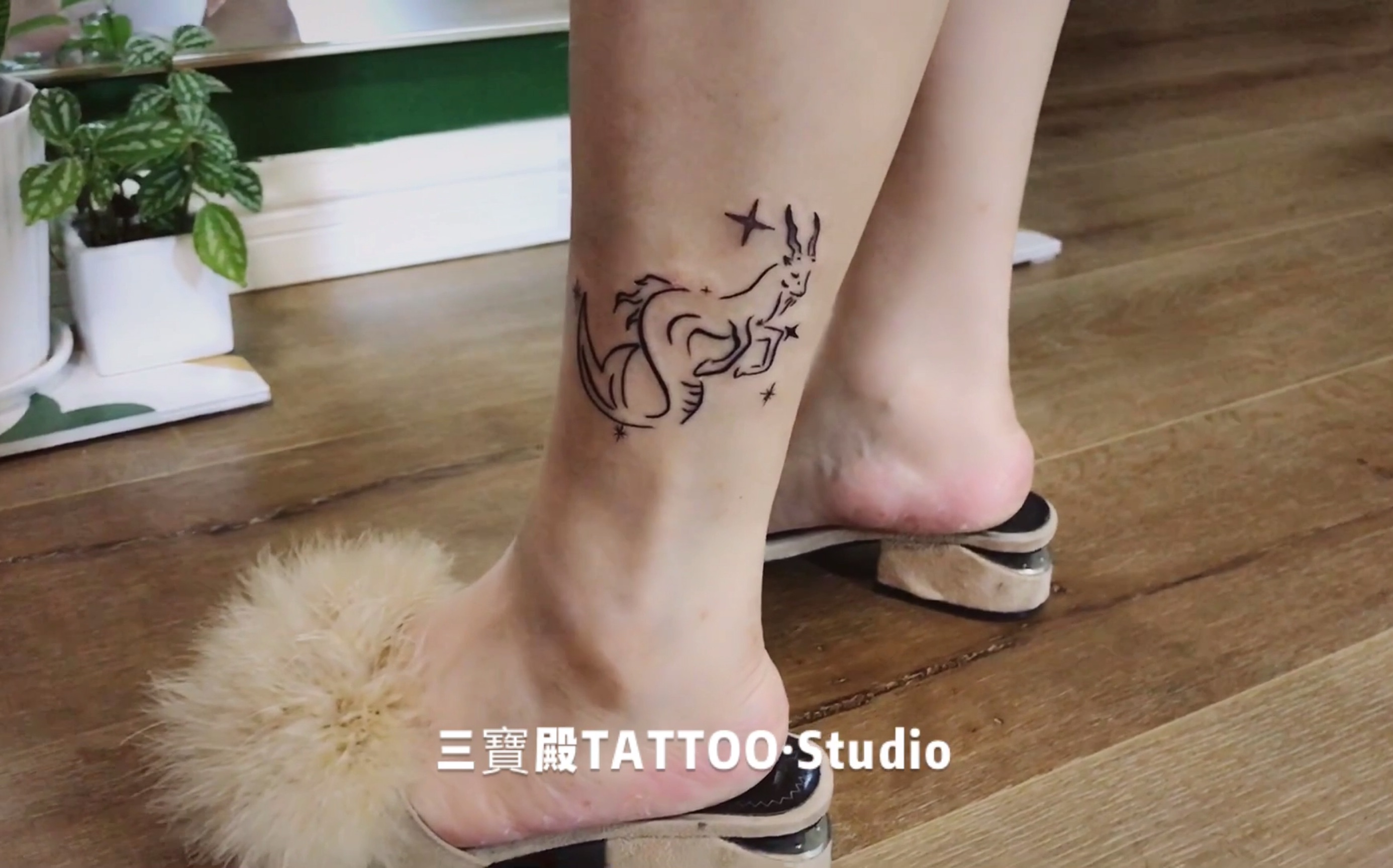 怕疼软妹子的第一个纹身摩羯座