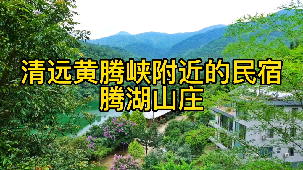 清远黄腾峡山间里的小众民宿水库竹林溪流木屋避暑胜地