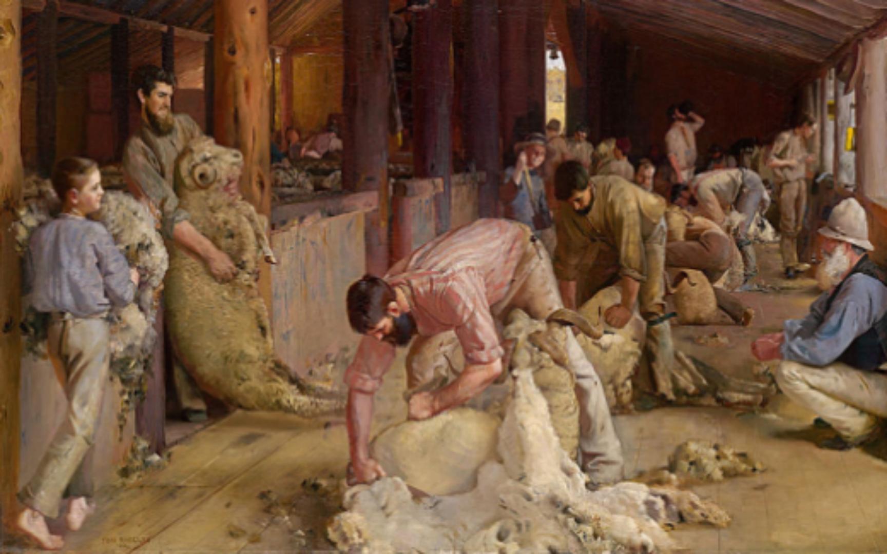 羊-十二生肖系列-希腊神话英雄故事伊阿宋金羊毛-澳洲印象派海德堡