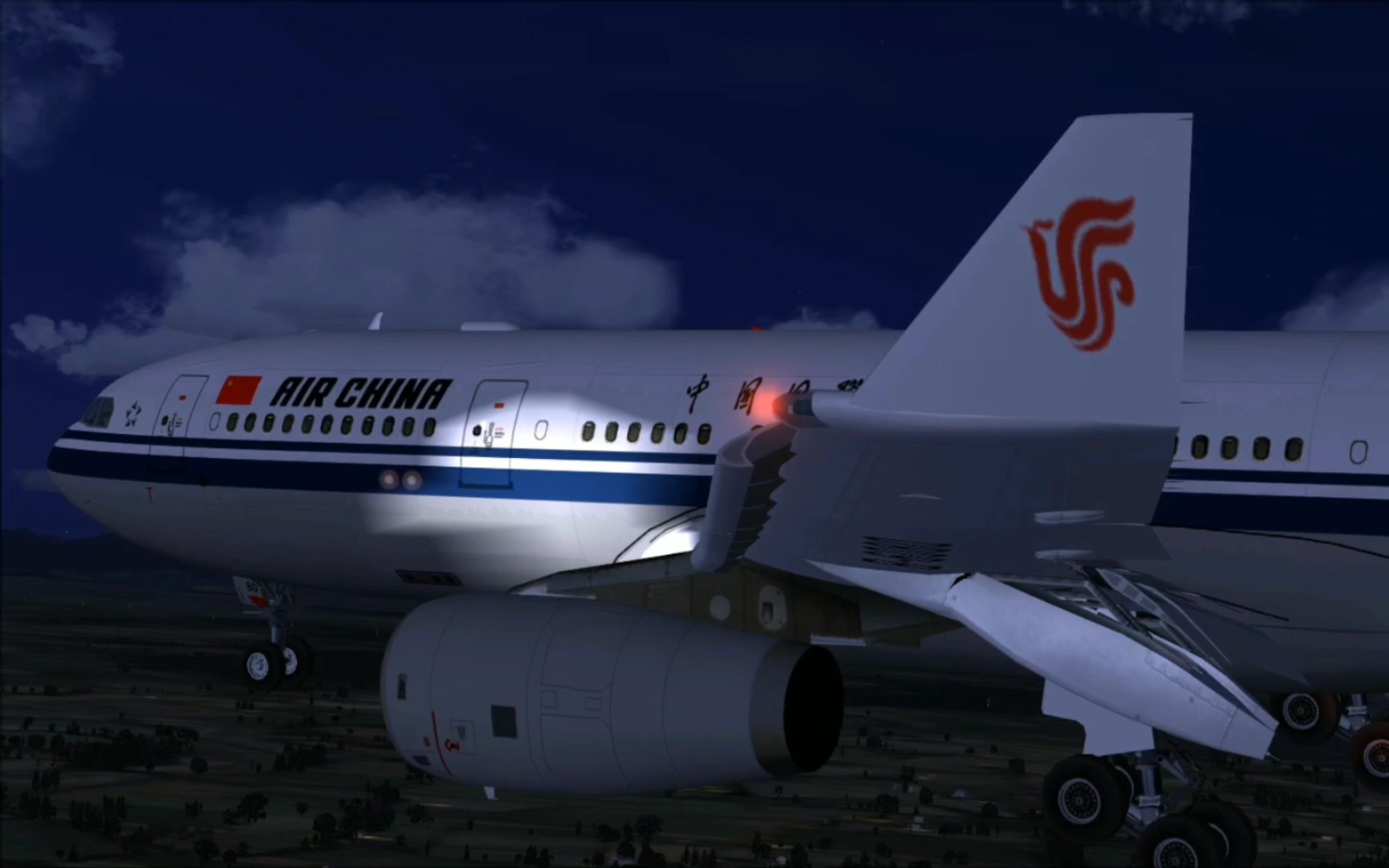 【fsx】国航a330起降首都国际机场 外加q&a