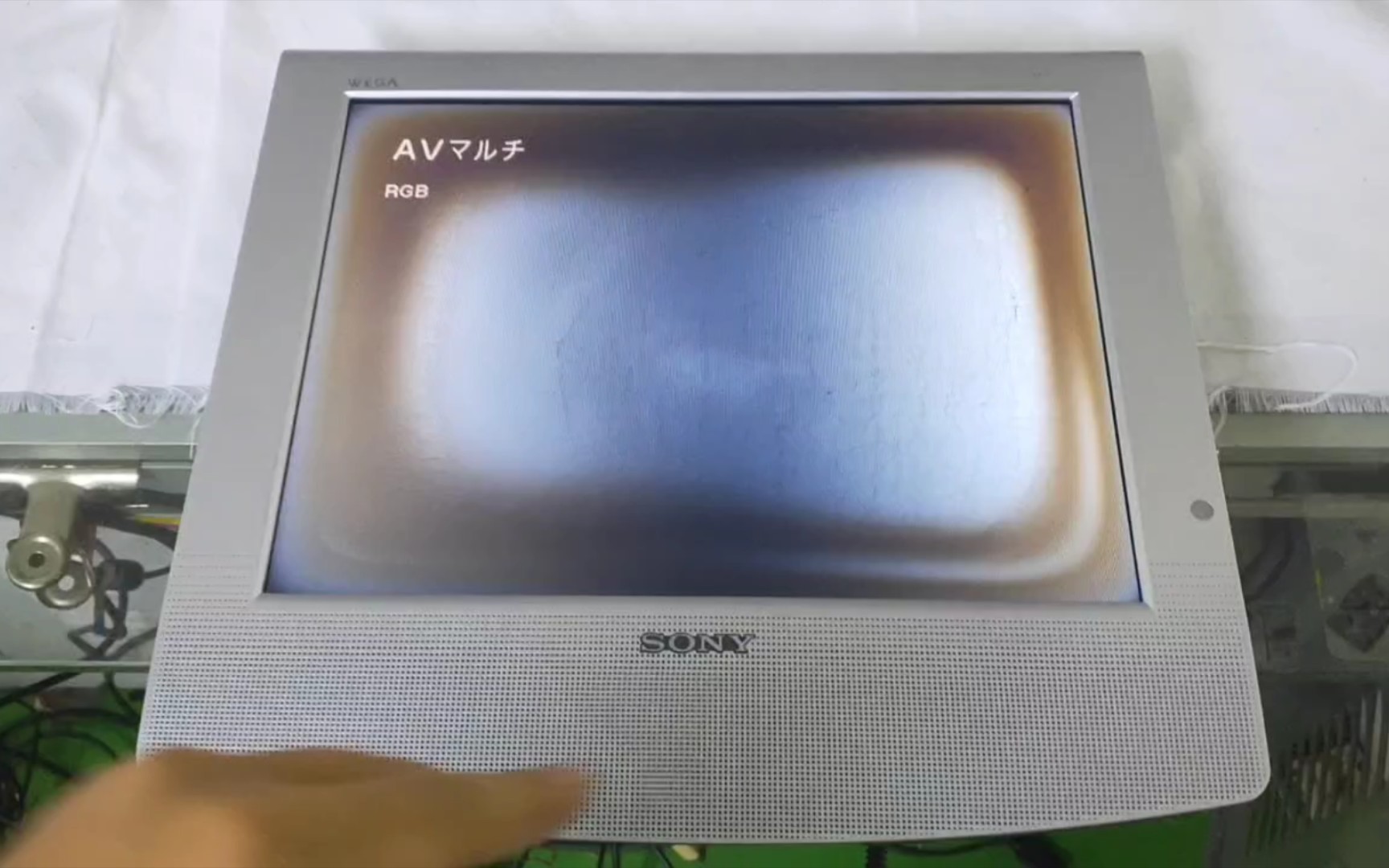 【成功案例#0939】又是sony索尼织女星klv-15ap2泛白,漏光完美修复