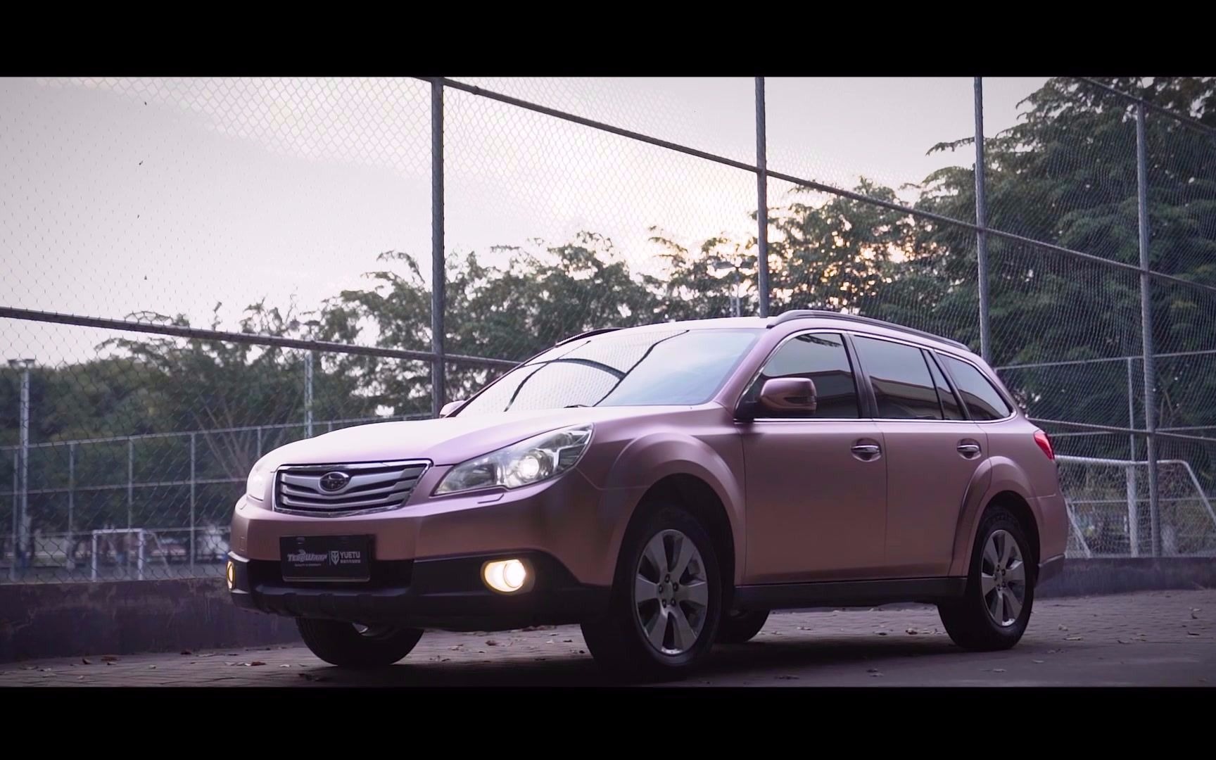 teckwrap秃鹰进口车身改色膜车衣作品欣赏 ech03电光玫瑰金