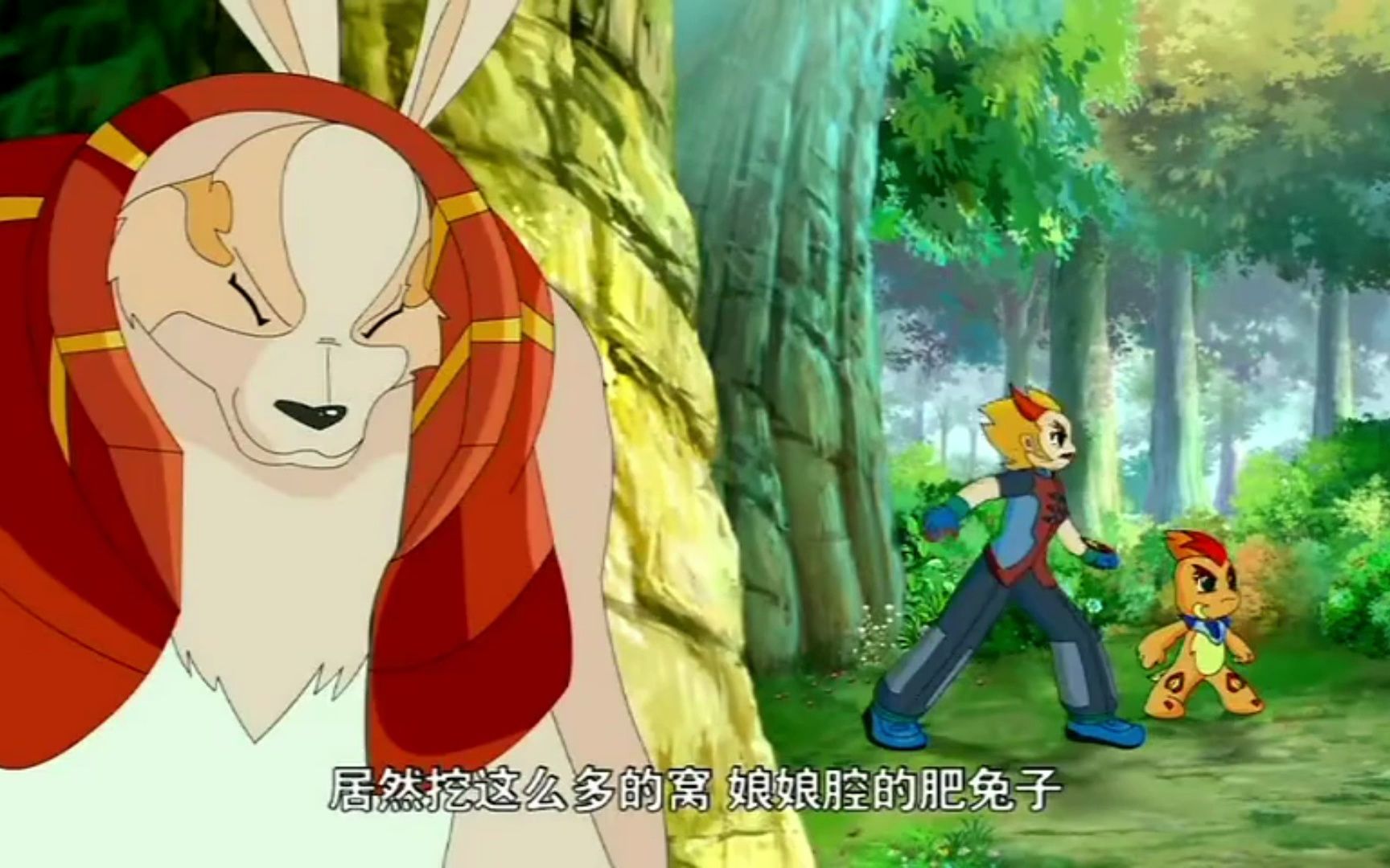 【晶码战士】火麒麟兽vs狡兔鼠狼兽2