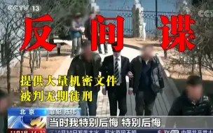 Download Video: 重大间谍案件：提供大量机密文件 被判无期徒刑