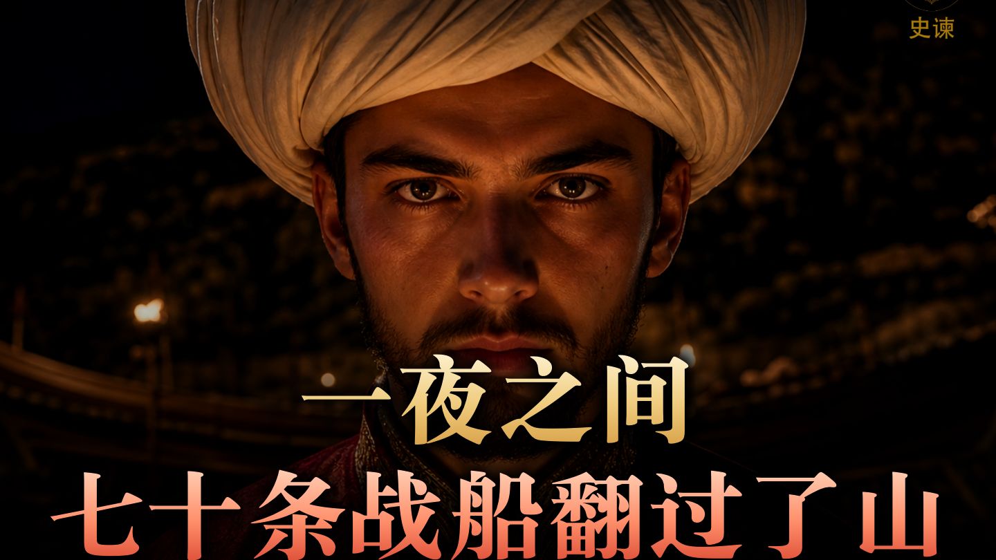 一夜之间，七十条战船翻过了山