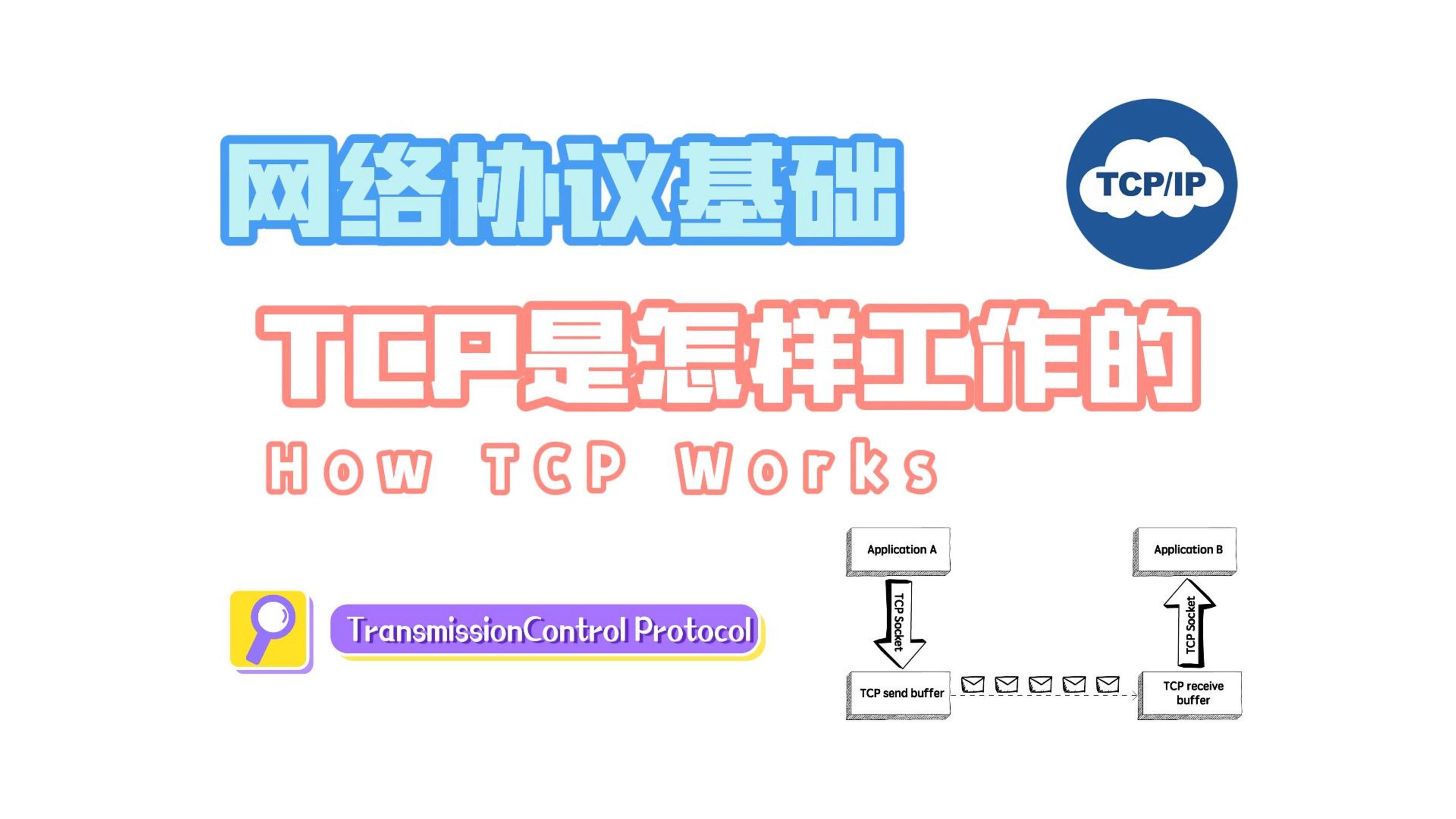 网络协议基础,TCP是怎样工作的哔哩哔哩bilibili