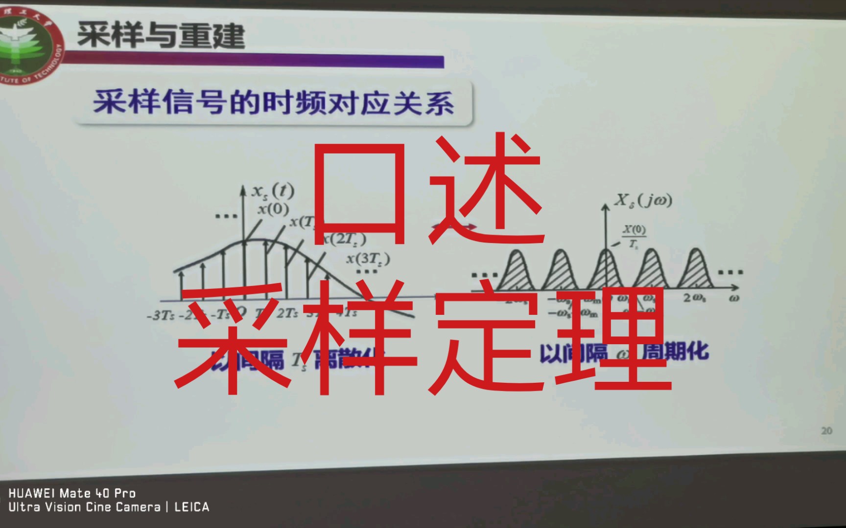 经典示范《口述采样定理》哔哩哔哩bilibili