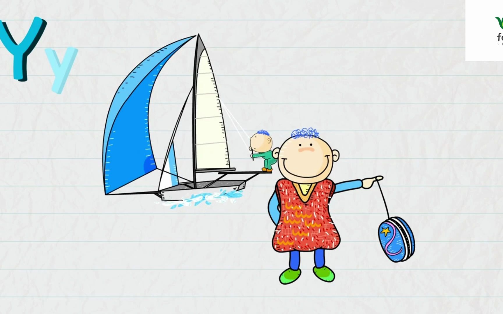 动画es128 y is for yacht, yarn, yo-yo