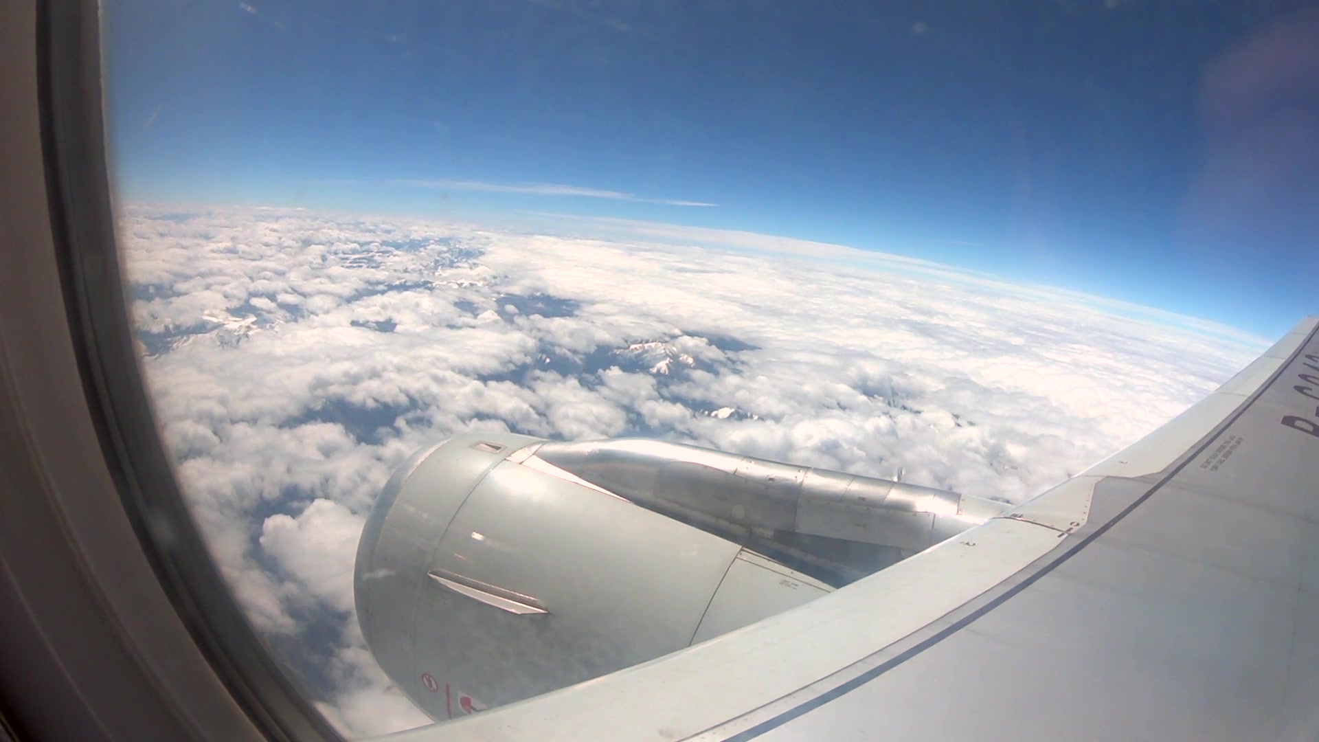 [图]川航A319林芝－重庆空中俯瞰雪域高原雅鲁藏布江 贡嘎雪山