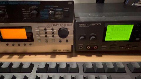 Roland SC-8850 vs Yamaha TG300, Sentimental Graffiti BGM01 midi