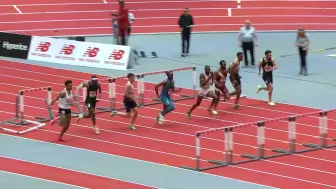 Скачать видео: ［NBC Sports］2023新百伦大奖赛男子60米栏决赛 霍洛威7.38