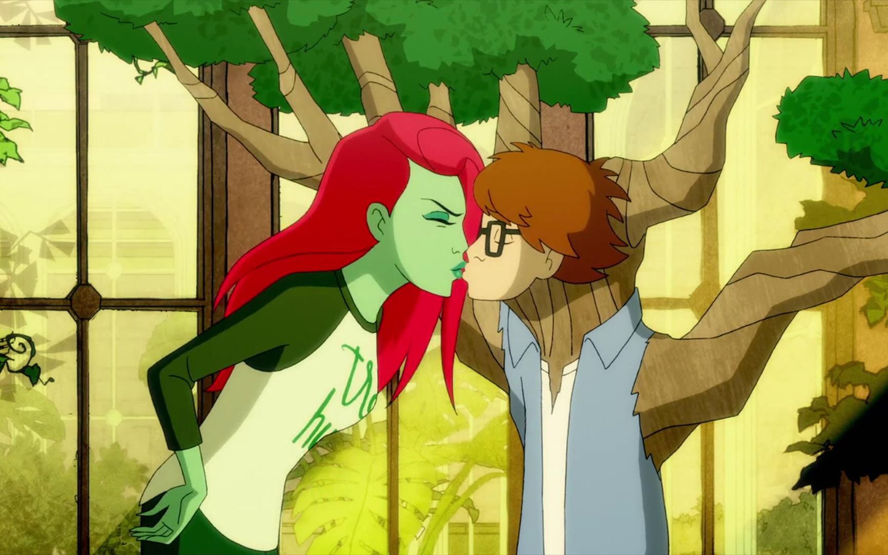 哈莉奎茵精彩片段你们谁要毒藤女亲亲