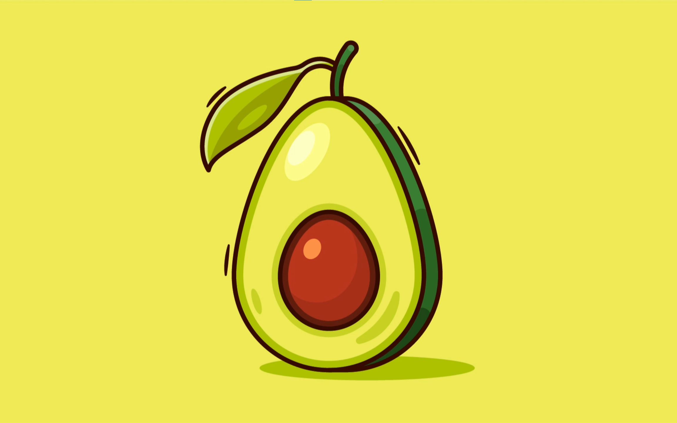 【牛油果】ai插画教程/illustrator绘制矢量插画教程_哔哩哔哩_bili