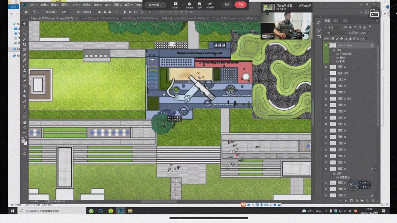 小区景观设计平面图ps教程