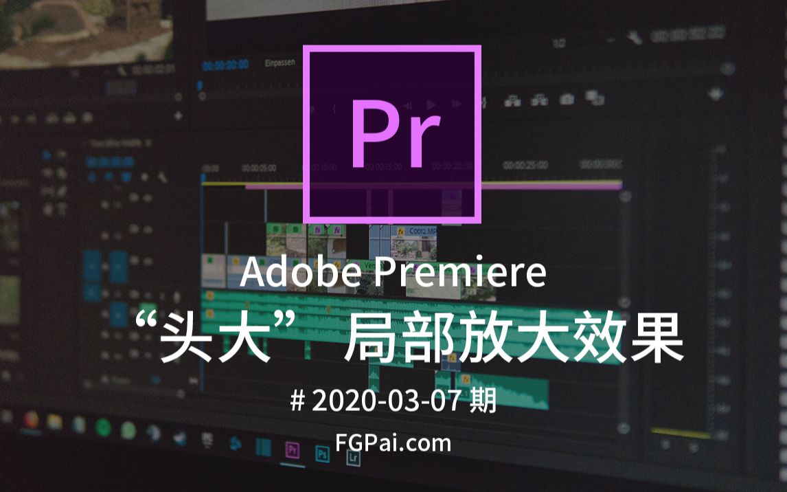 【两分钟玩转Pr】"令人头大的效果" 局部放大哔哩哔哩bilibili