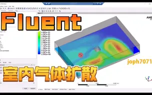 Fluent 组分输运 室内气体扩散计算