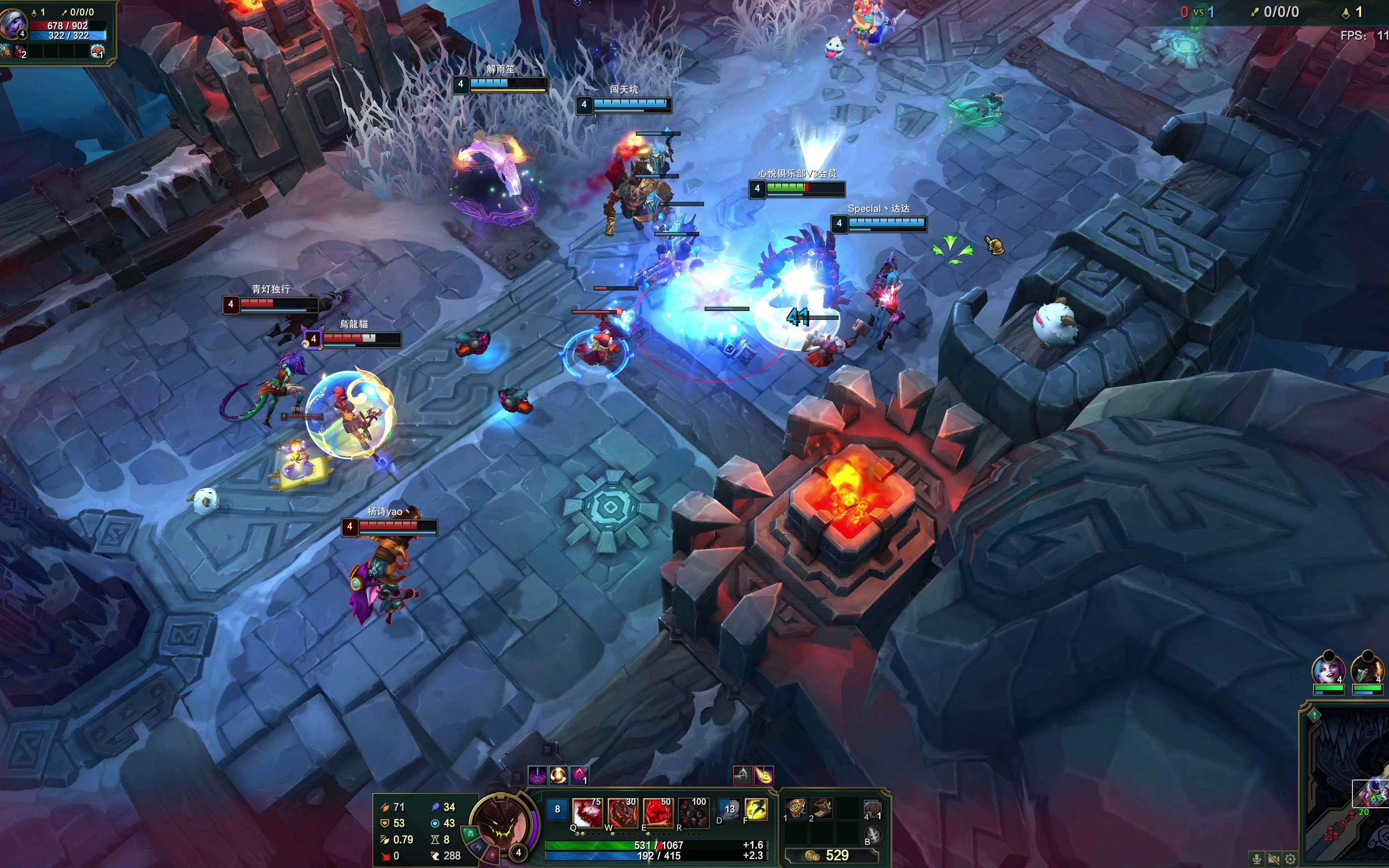 【4k120fps】【lol】石头人对局