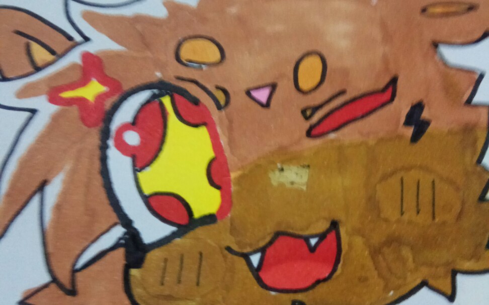 马克笔手绘一块电鹿板