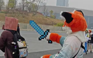 Download Video: 【Fursuit】漫展上遇到村民该怎么办呢？我来教你！