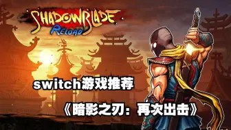 switch游戏推荐《暗影之刃：再次出击》