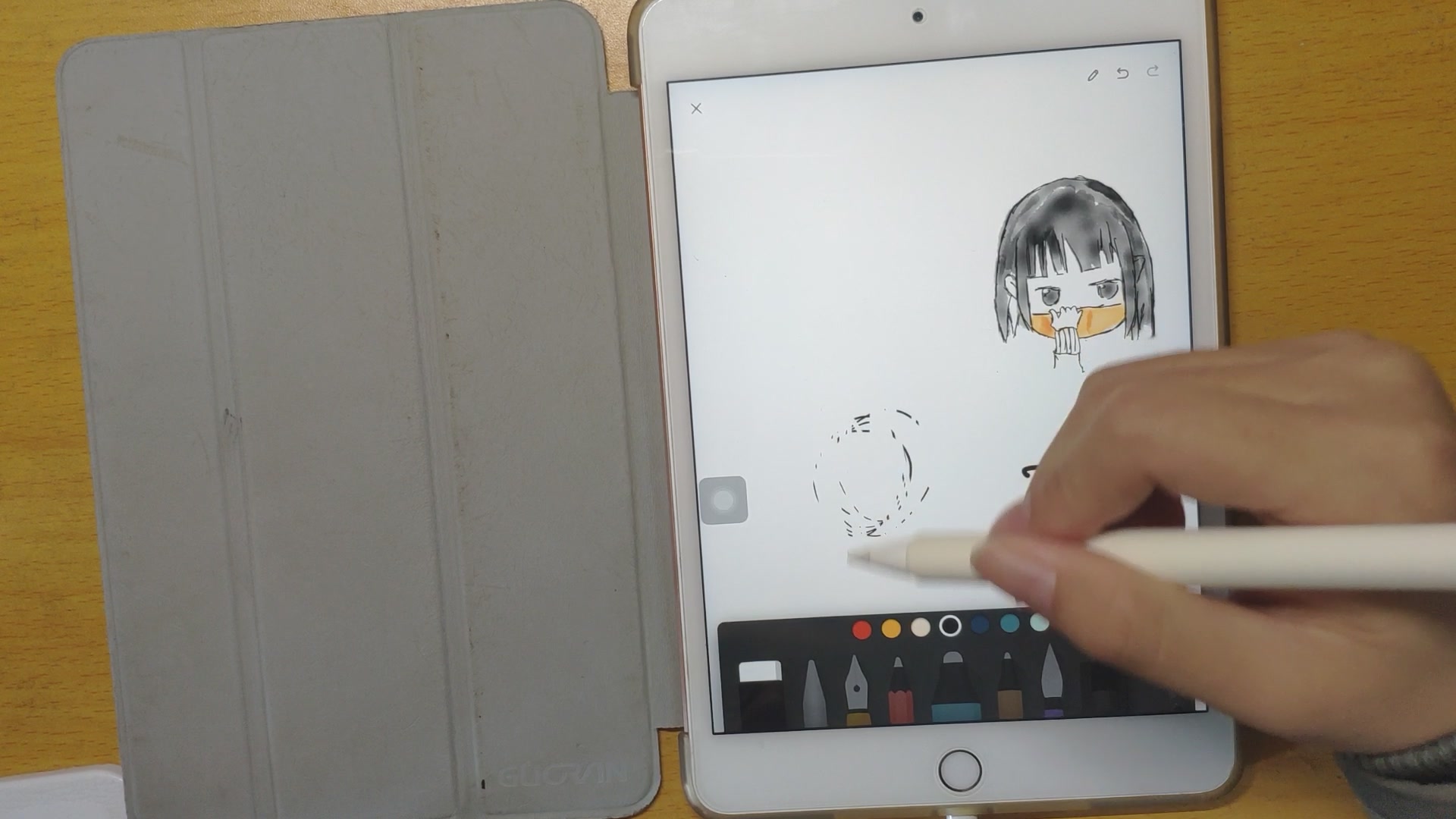 活动作品ipadmini5使用pencil学习和画画的感受