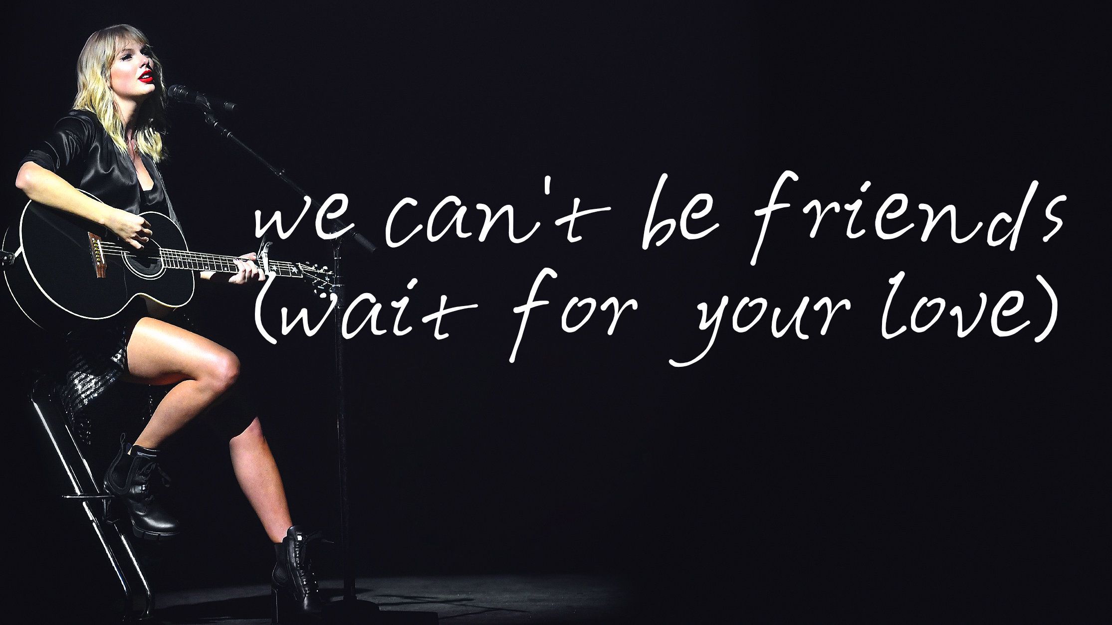 【ai霉霉】we cant be friends (wait for your love)