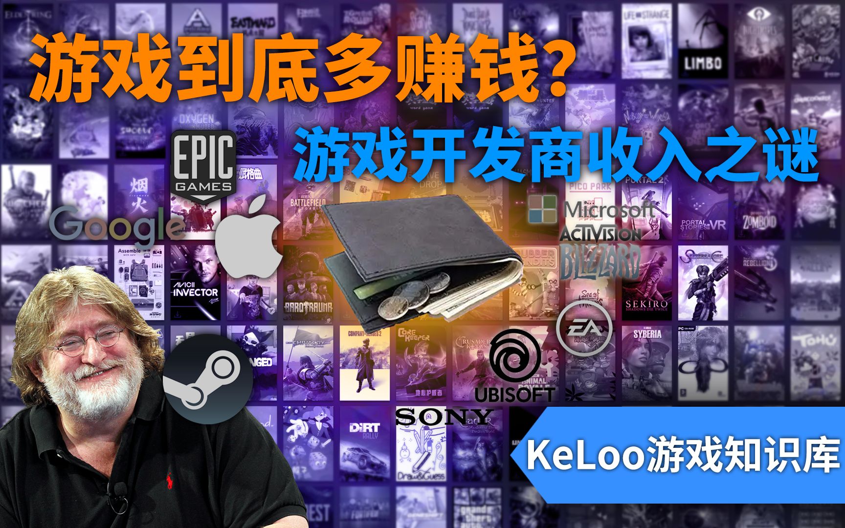 卖一份游戏能赚多少钱?单机游戏开发商收入揭秘【KeLoo游戏知识库】单机游戏热门视频