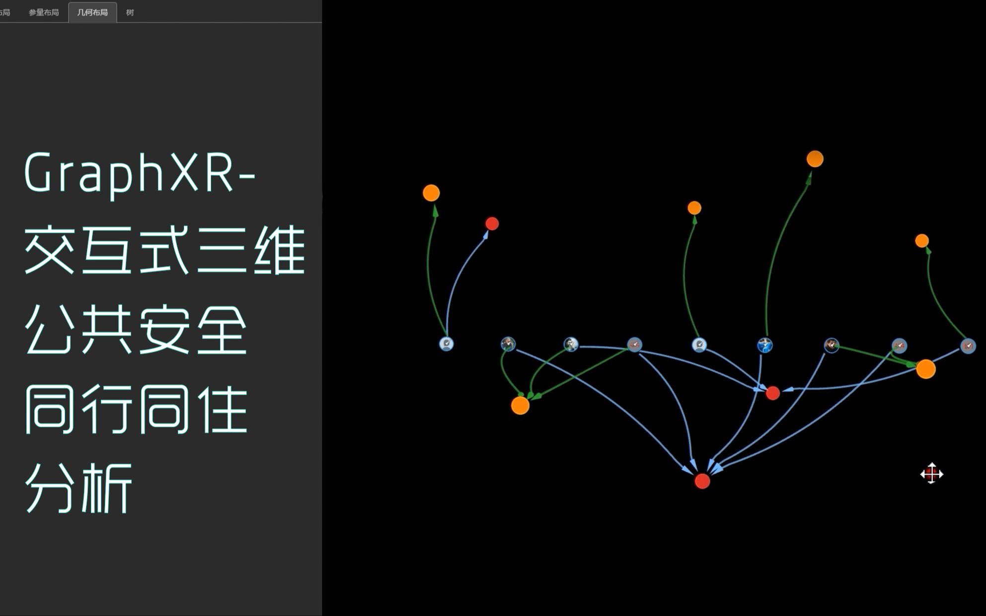 基于三维关联图可视化的公共安全同行同住分析GraphXR零代码、交互式关联图数据可视化分析案例讲解哔哩哔哩bilibili