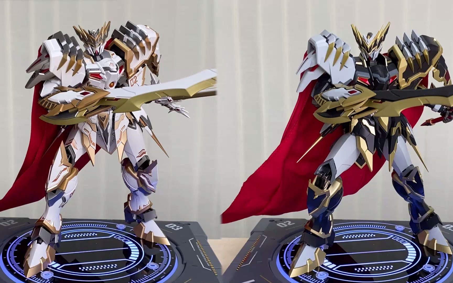 异域模玩 猎模人 dh-04 魔改白剑王 刃龙皇-开