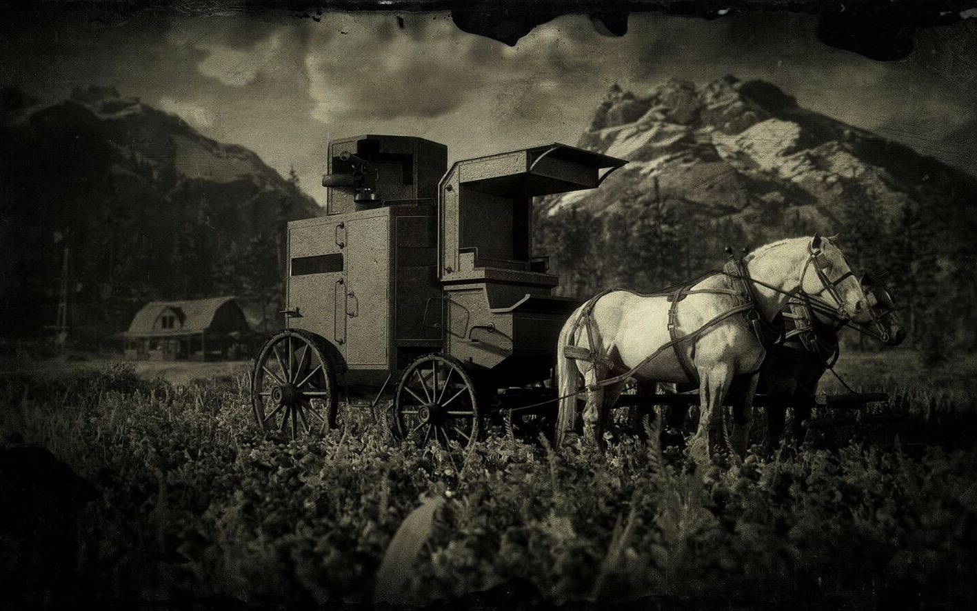 荒野大镖客ol装甲马车(×)铁笼子(√)