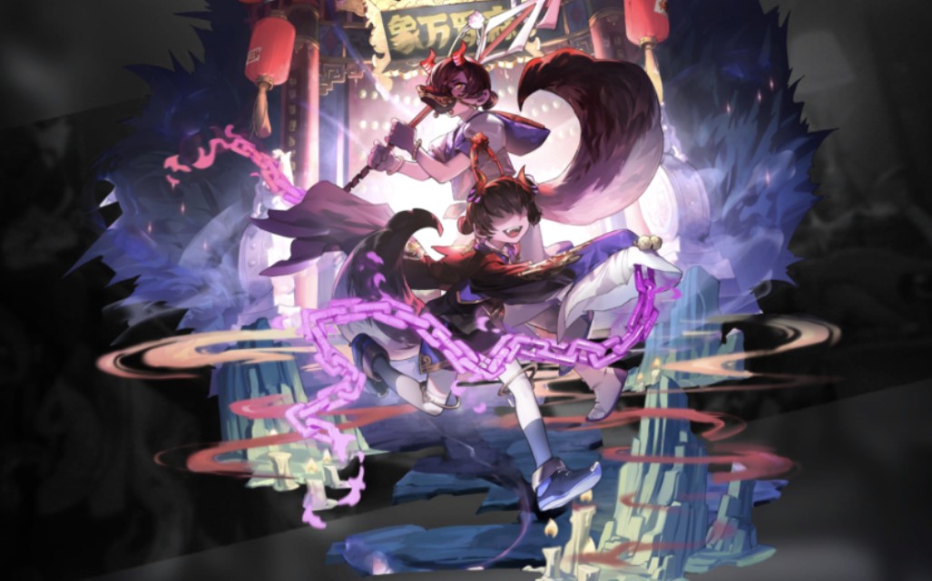 【白夜极光】帕蒂&帕西「黑白双煞」时装剧情