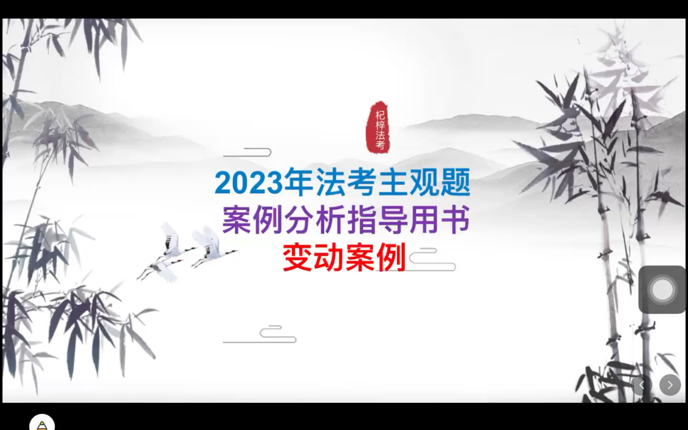 2023法考主观题案例分析指导用书变化案例哔哩哔哩bilibili