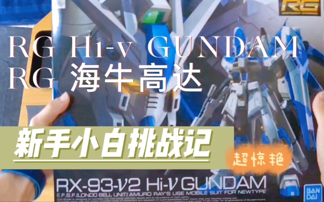 【RG】2021年度最佳 RG之王Hiv高达 竟是新手小白的第一台高达?!没有暴殄天物吧~哔哩哔哩bilibili