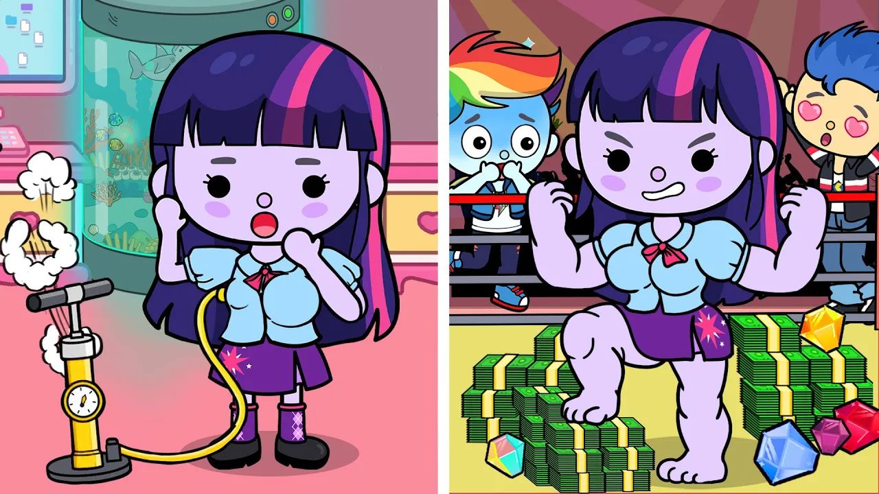 小马国女孩,假肌肉让我变得富有(上集)