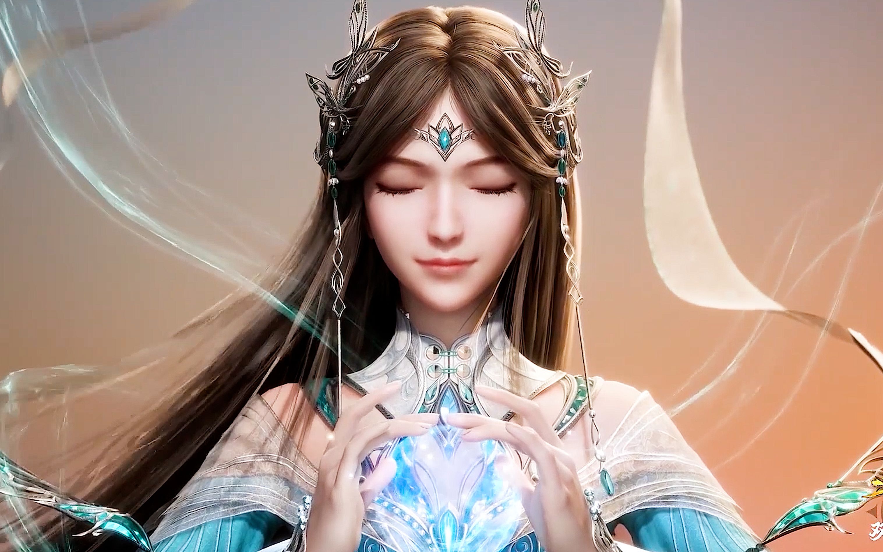 荣荣神装好美啊!仙气飘飘,小魔女变成小仙女啦!