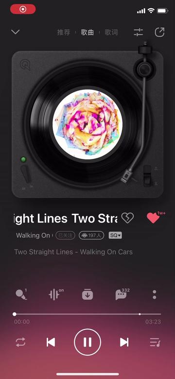 [图]每日音乐推荐［SQ⁺无损音质］《Two Straight Lines》 Walking On Cars