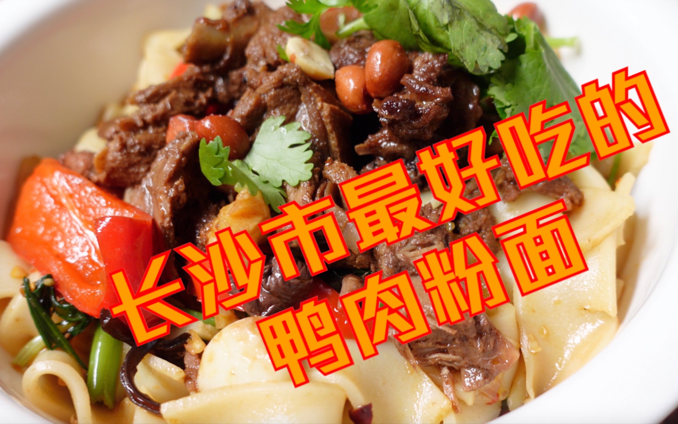 长沙市最好吃的鸭肉粉面