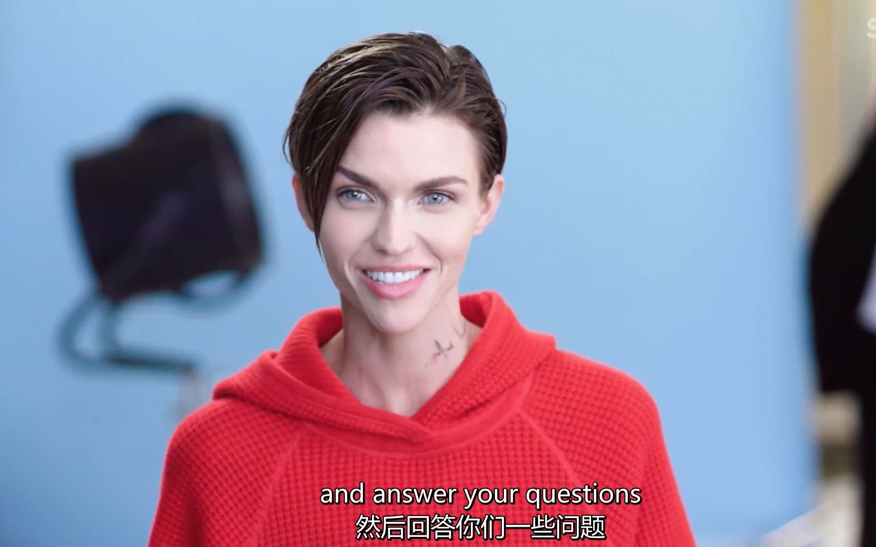 [rubyrose字幕组] ruby回答粉丝问题, 最想合作的明星是大魔王凯特