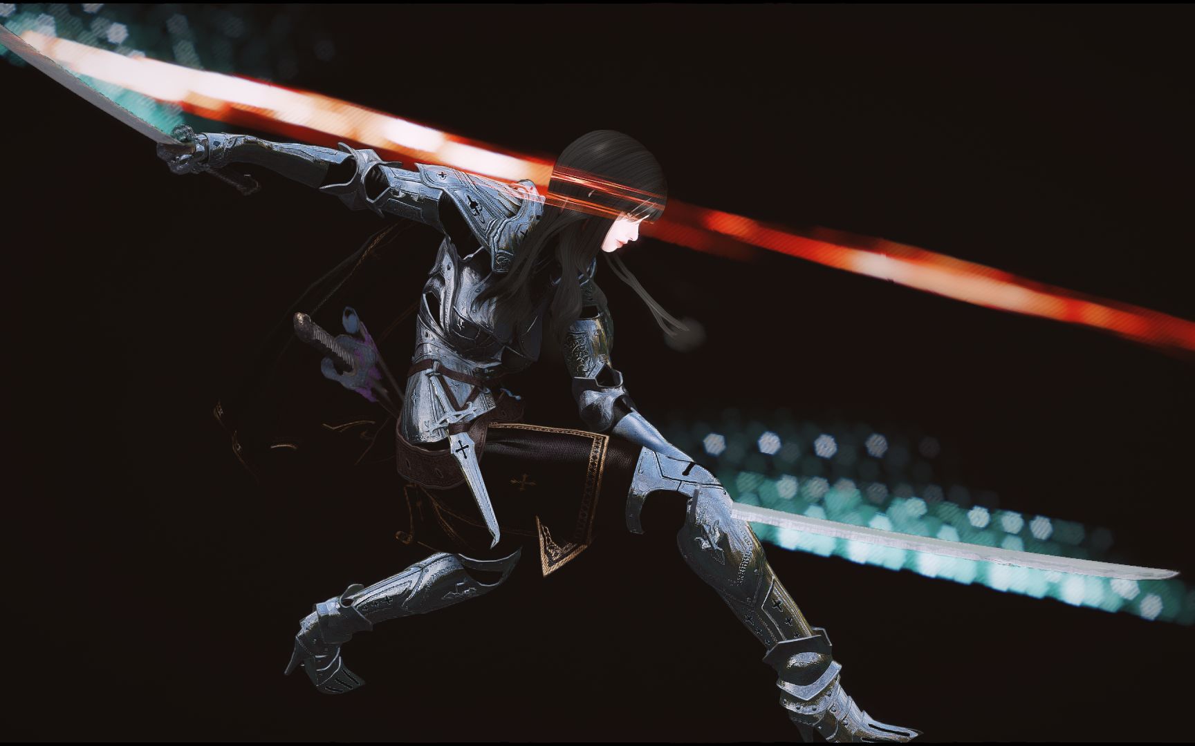 上古卷轴5skysa双刀动作演示!