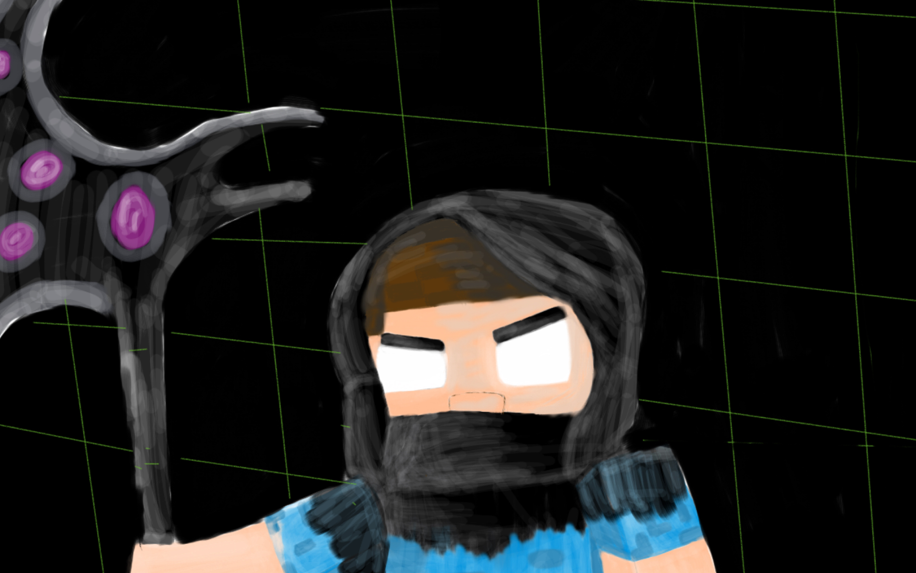 我的世界动画烦烦人的村民(人物绘画)