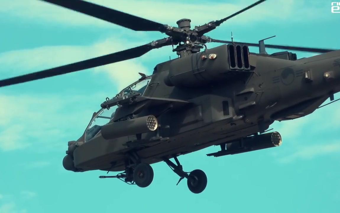 韩国陆军航空兵ah-64e阿帕奇武装直升机
