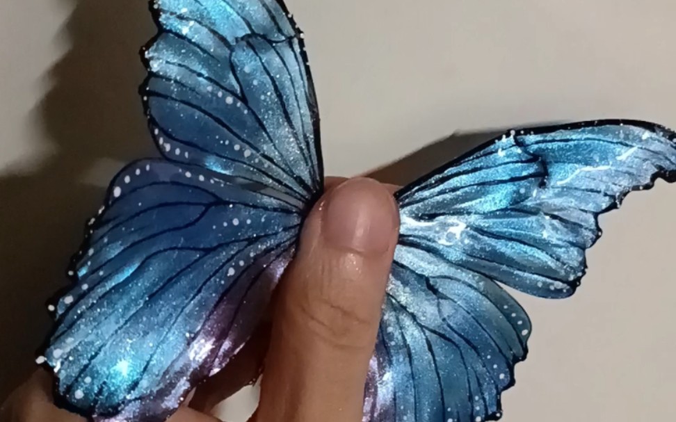 【造花液】蓝闪蝶