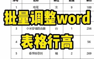 Download Video: 在word文档中，你还在一行行地调整行高吗，赶快学习这个技巧吧！