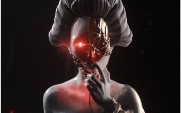 赛博朋克 × 和风艺伎 /《蛮》--bugman