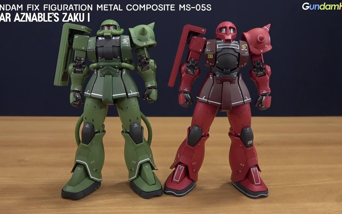 【速运】万代fix gffmc系列 扎古i(夏亚专用机)测评_哔哩哔哩_bili