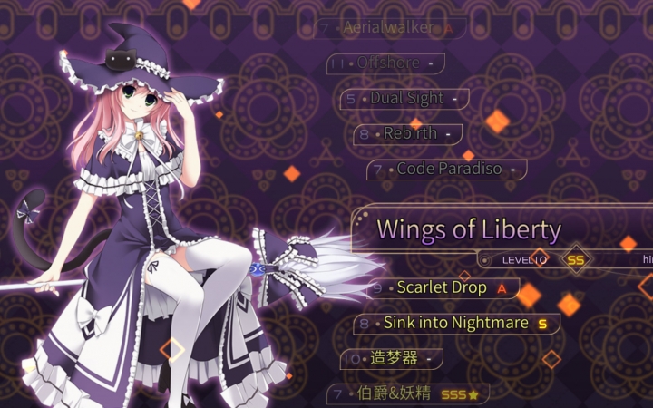 [图][Zion载音][手元]Wings of Liberty[Pure Hard]Lv.10 2miss