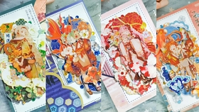 笔在手帐中的运用之烟花的画法超简单不用尺子也 不需要手 哔哩哔哩 つロ干杯 Bilibili