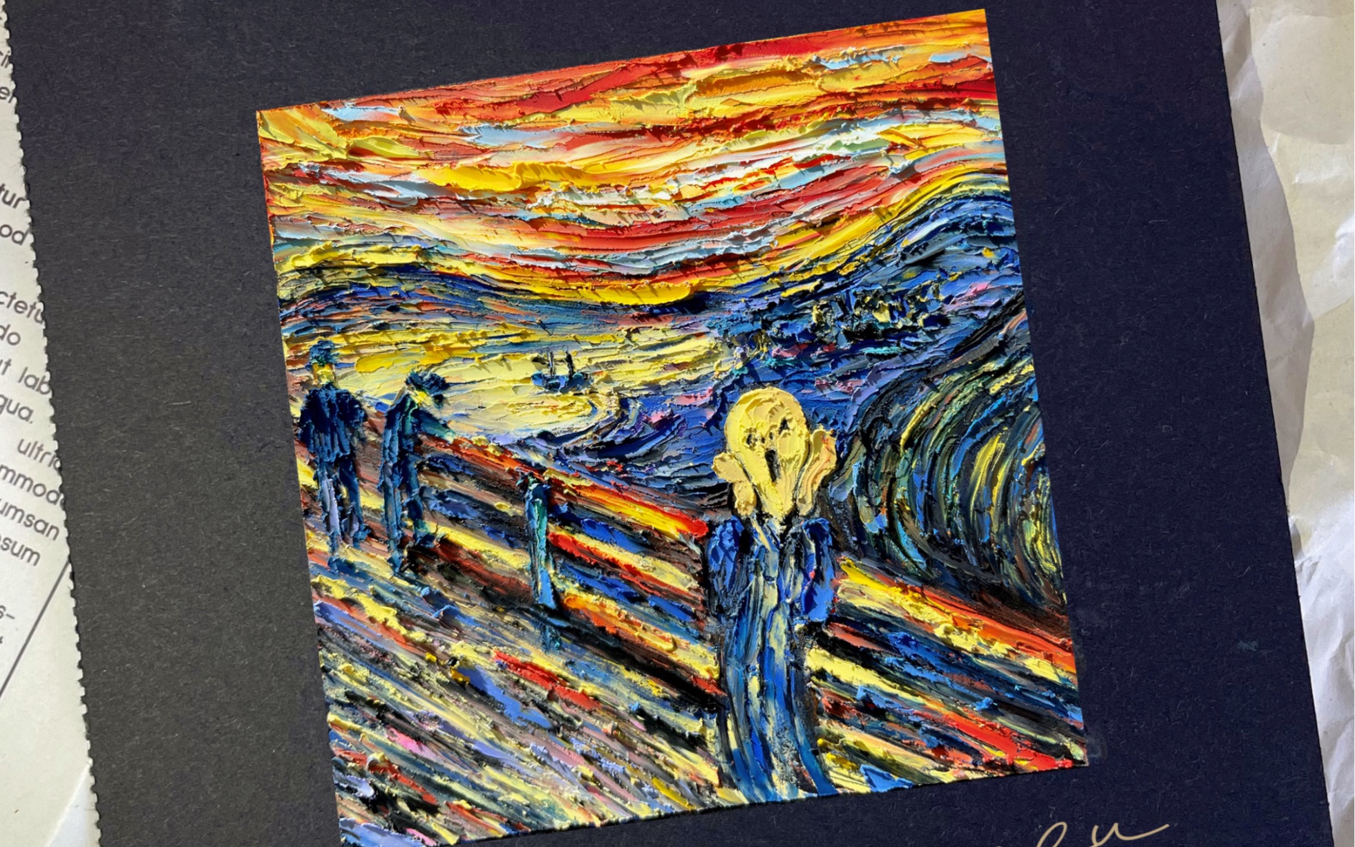 油画棒 | 呐喊「速涂视频」