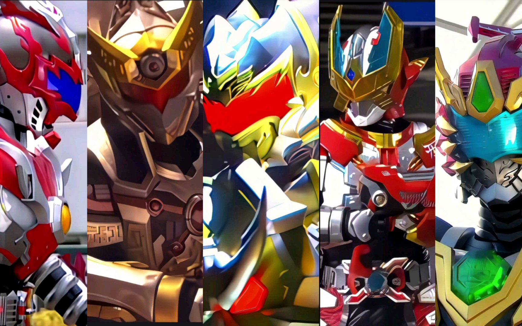 【极限画质】耗时345600s,完美实现所有铠甲勇士的怼脸写真,需要网速