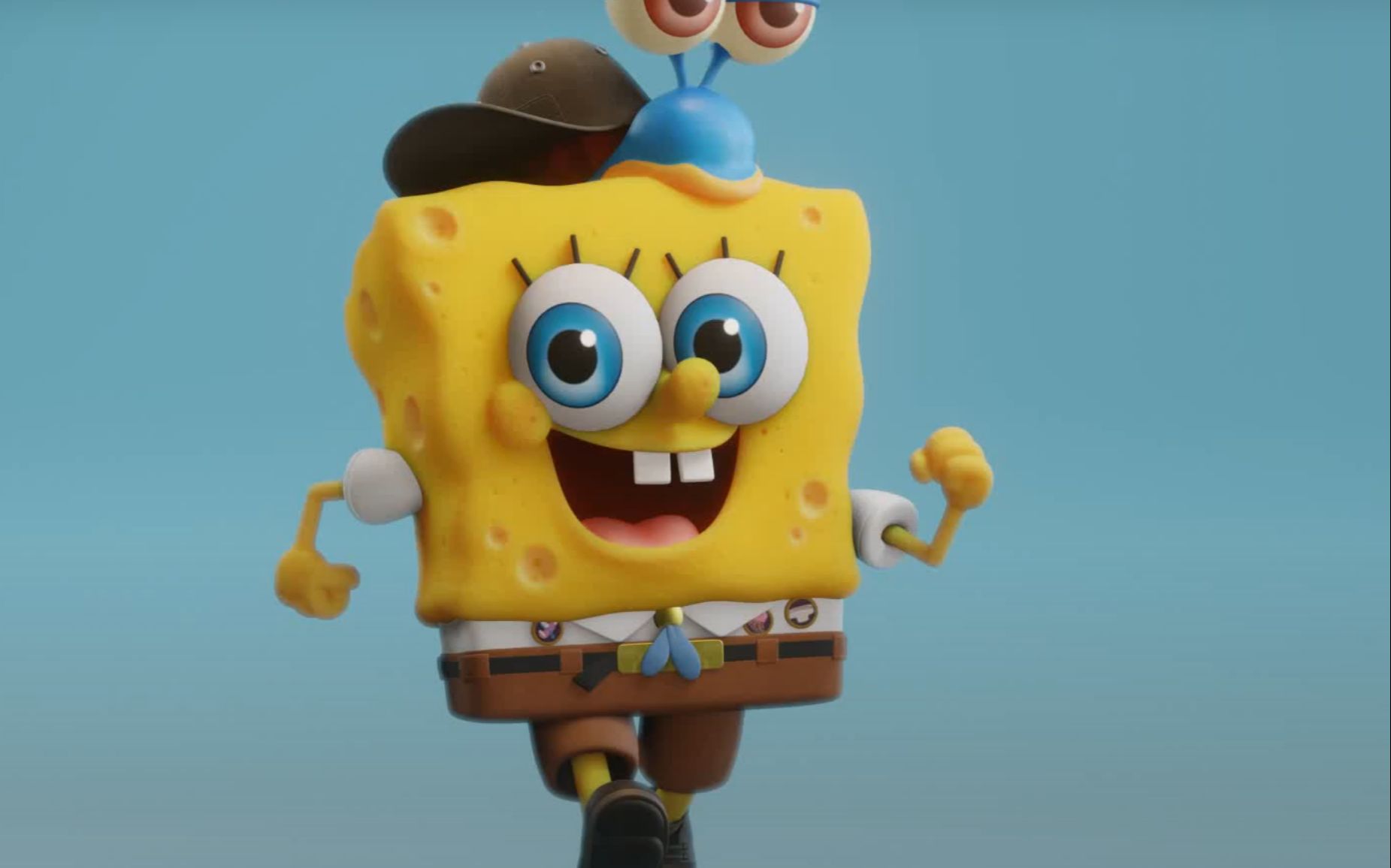 blender海绵宝宝建模过程